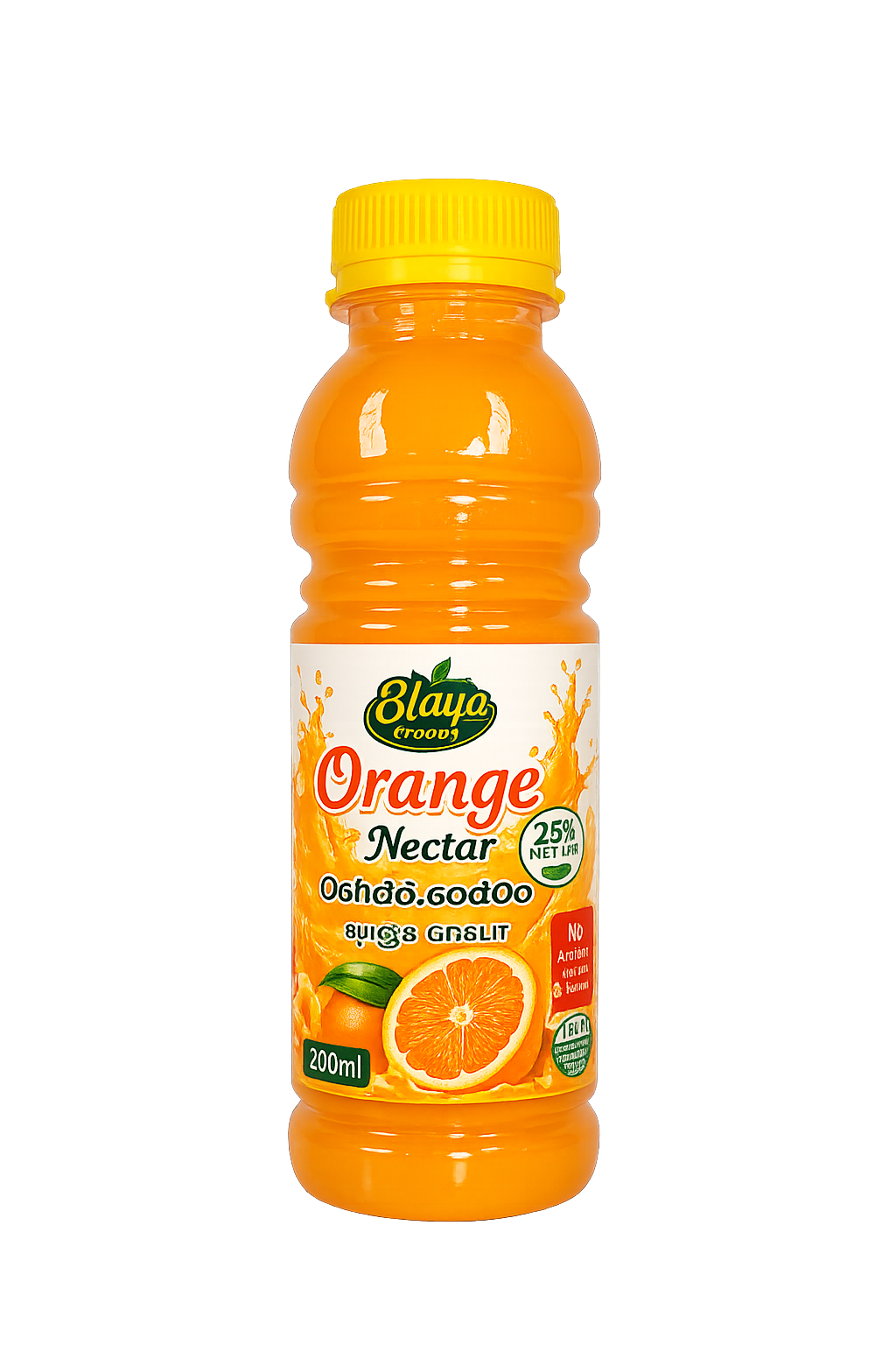 Haya Foods Orange Nectar bottle